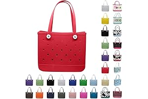 Knock Off Bogg Bag: Extra Large Rubber Tote for Beach, Pool and More