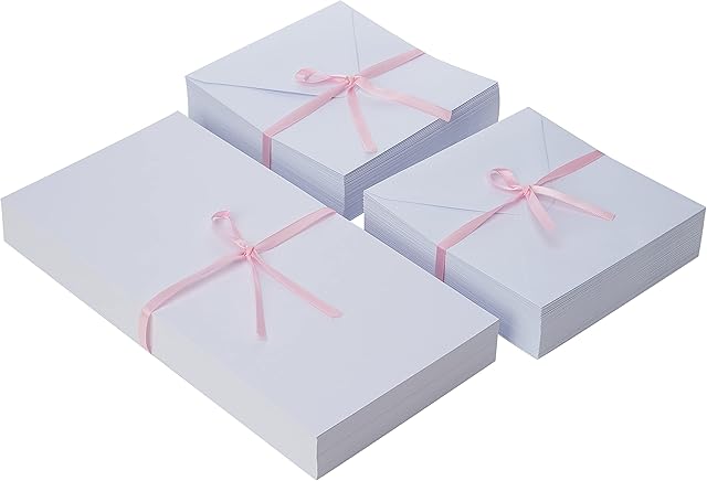 Anita's Square Card and Envelope, Pack of 100, White