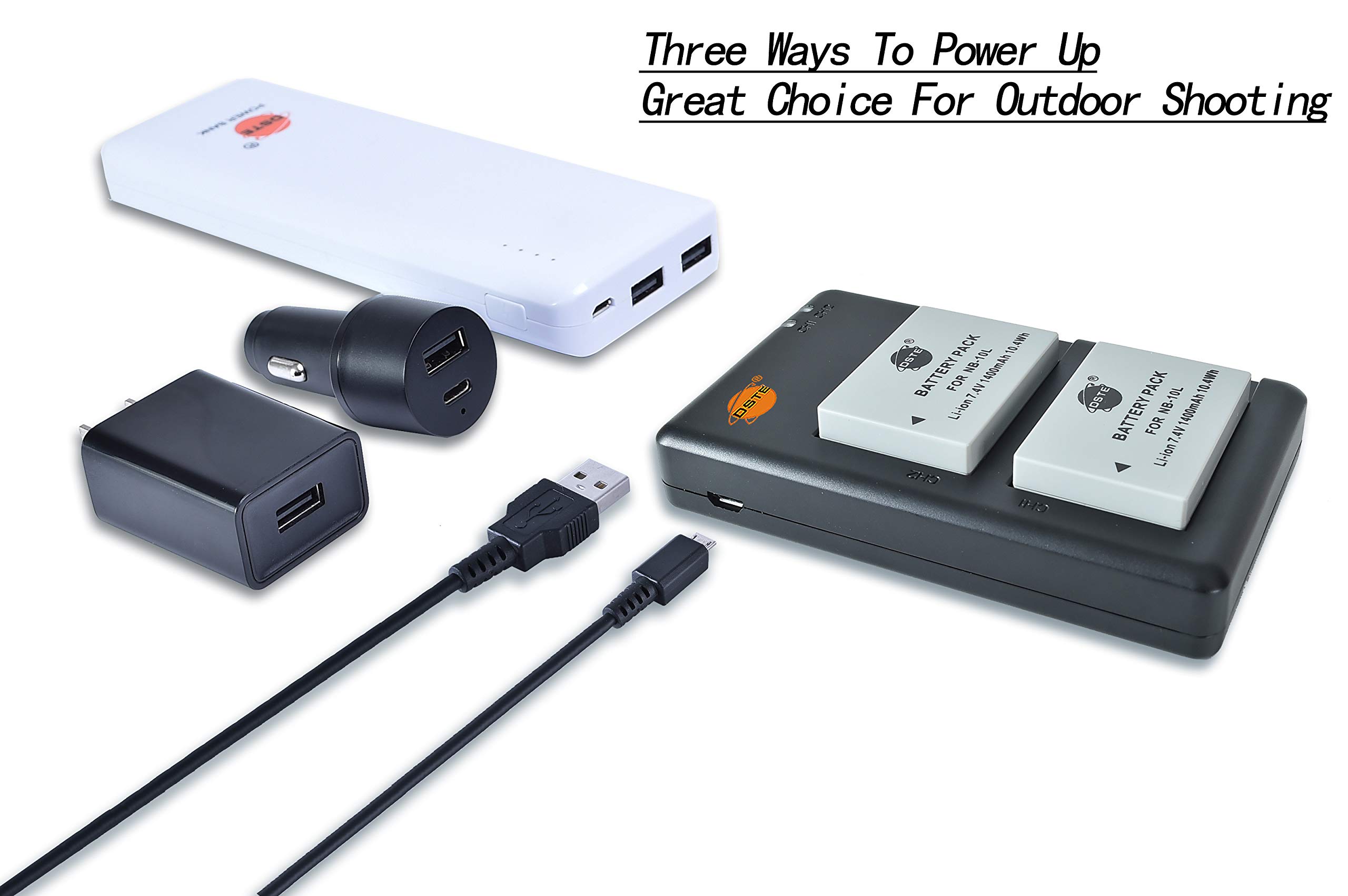 Canon Camera Battery Battery Or LCD Charger For Canon NB-10L PowerShot G1X G3X G15 G16 SX40 HS SX50 E Canon Sx740