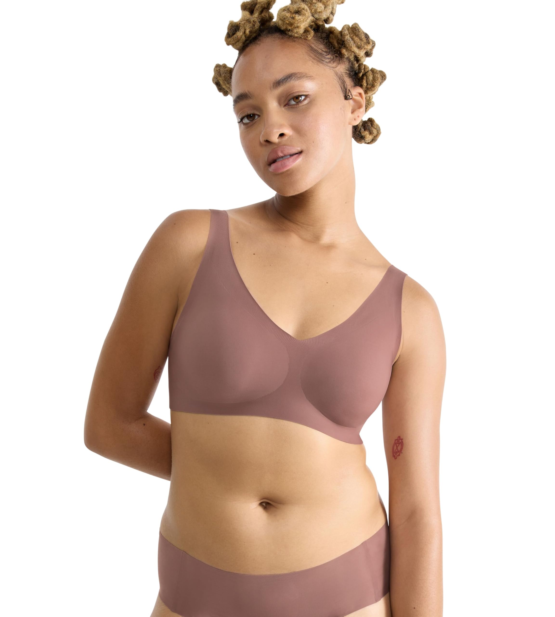 Sloggi Marron Sports Bra Zero Feel 2.0
