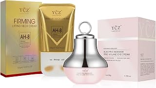 Ycz Neck-Eye Care Tightening & Revitalizing Set -Smooth of Fine Lines, Eye & Neck Treatment, Skin Moisturizer, Deep Moisturizing Skincare