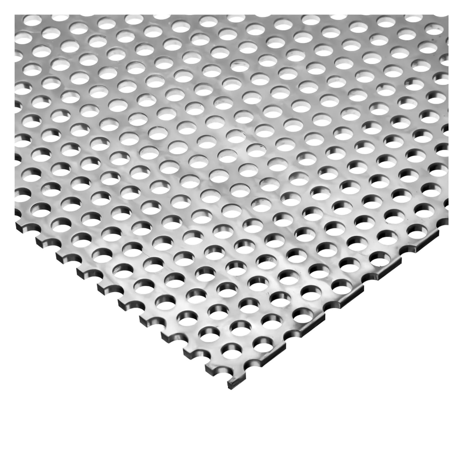 VXHCS Lochblech Aus Rostfreiem Stahl, Sicherheitstrennwand für Balkone 0,6mm Dicke Käfigzaun-Paneel DIY Blumenregal-Paneel(20x100cm)
