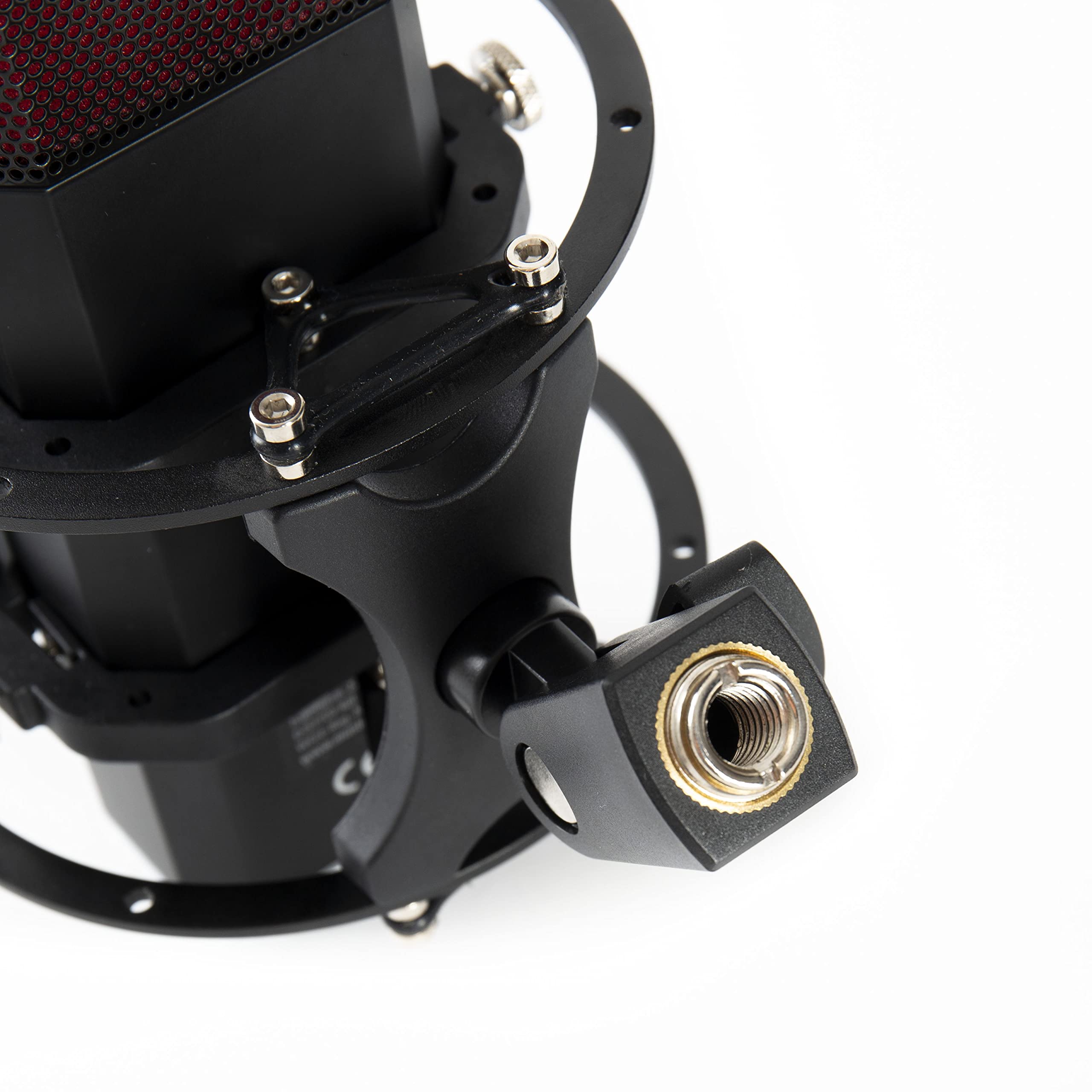 Fame Audio Studio C-900, Großmembran Kondensatormikrofon, Schwarz, Nierencharakteristik, 20-20.000Hz, 135dB SPL, 12.5mV/Pa, XLR, 48V, inklusive Spinne und Poppschutz, für Vocal/Gesang und Heimgebrauch