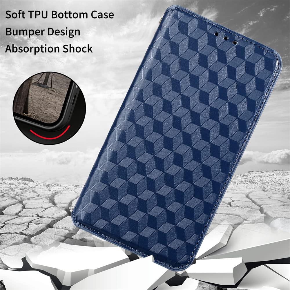 Cover Per Sony Xperia 5 III - Glandotu Custodia Libro In Pelle Con Design Lupo, Slot Carte, Chiusura Magnetica E Funzione Stand - 3