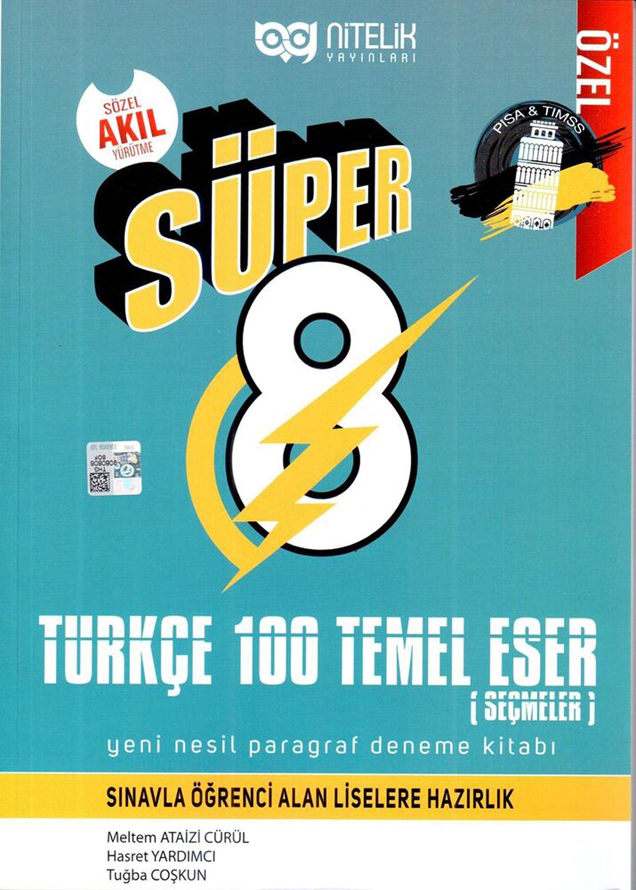 Nitelik Süper 8. Sınıf Türkçe 100 Temel Eser : Hasret Yardımcı