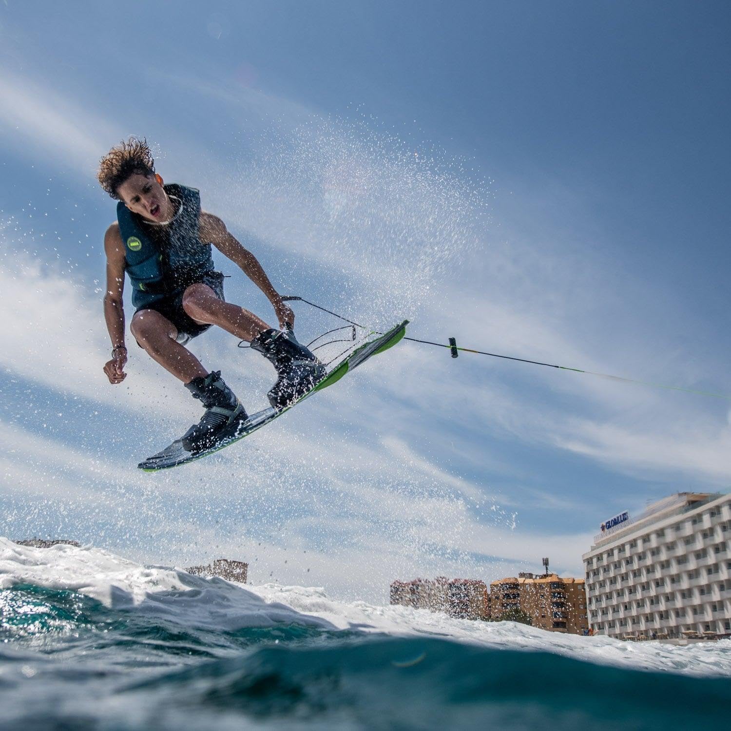 Chausses Fixations de wakebord Jobe Charge - Noir