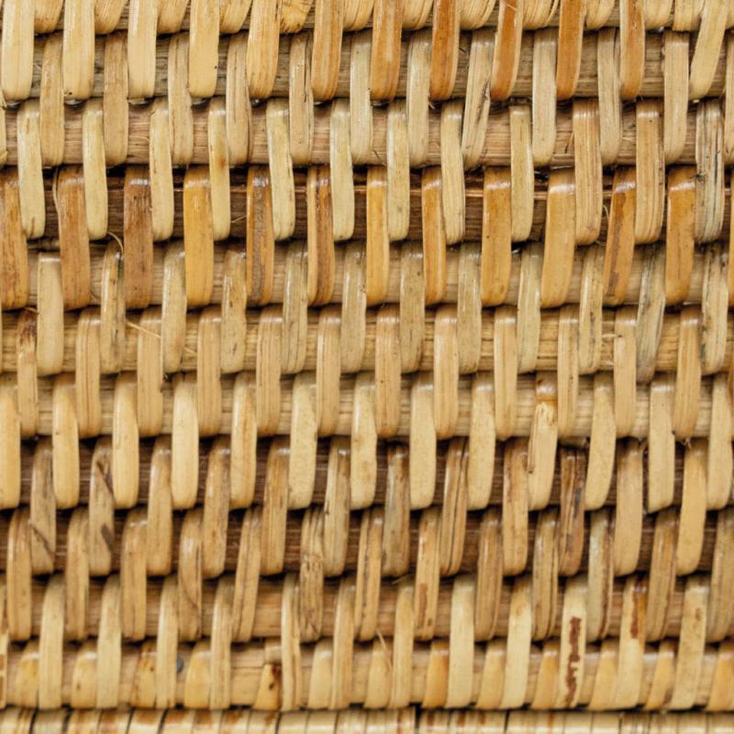 AUBRY GASPARD - Rafraîchisseur Boissons Rotin Antique avec Seau Plexi Amovible - Ø 28 cm - Idéal Seau à Champagne - Fabrication Artisanale pour Événements Festifs