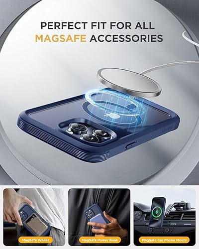 Miniatura 762 de Miracase Glass Series - Funda para iPhone 11 de 6.1 pulgadas, funda resistente de cuerpo completo mejorado con protector de pantalla de vidrio Negro