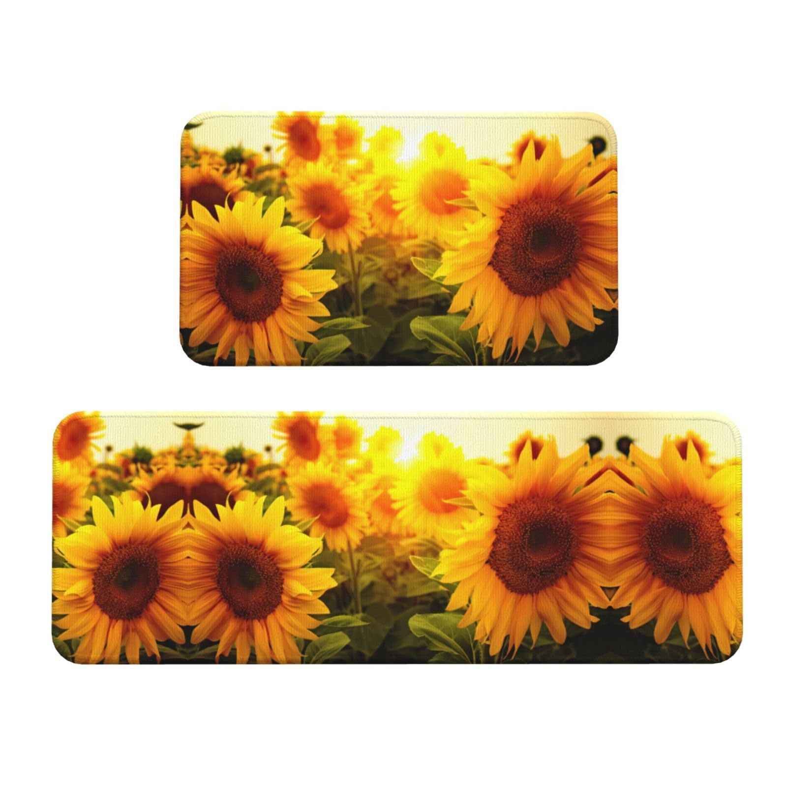 Tapis de cuisine imprimé tournesol pour sol de cuisine et bureau