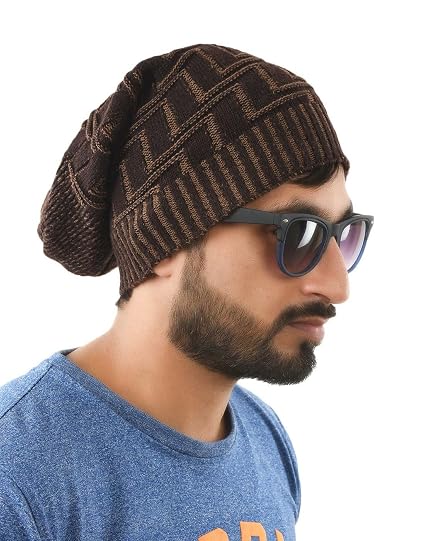 Buy Tiekart Brown Men Warm Caps (Cg437 