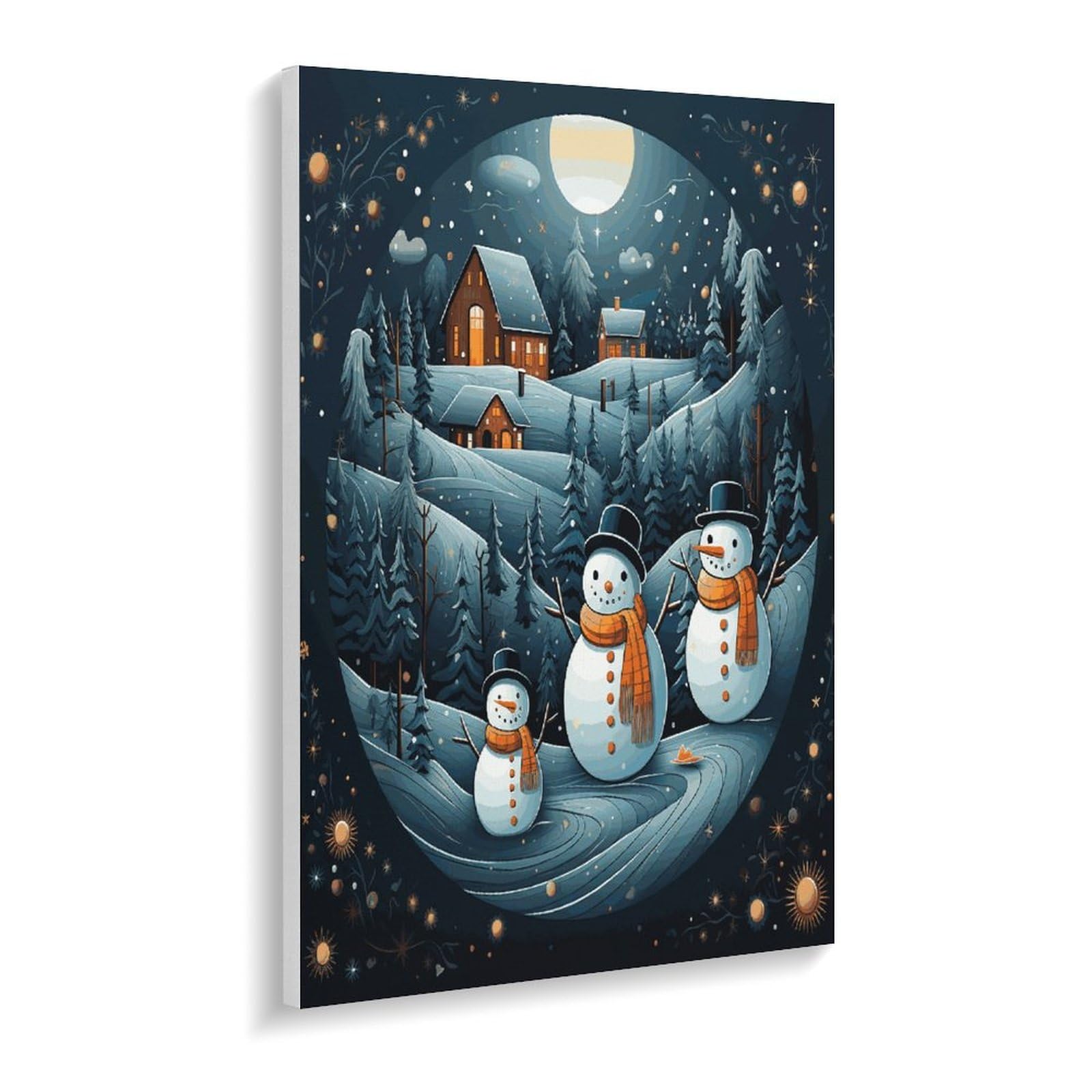 LPAGBCNU Malen nach Zahlen für Erwachsene, Anfänger, Erwachsene, Malen-nach-Zahlen-Kits auf Leinwand, Acryl-Ölfarben, Gemälde mit Pinseln für Geschenk, Wanddekoration