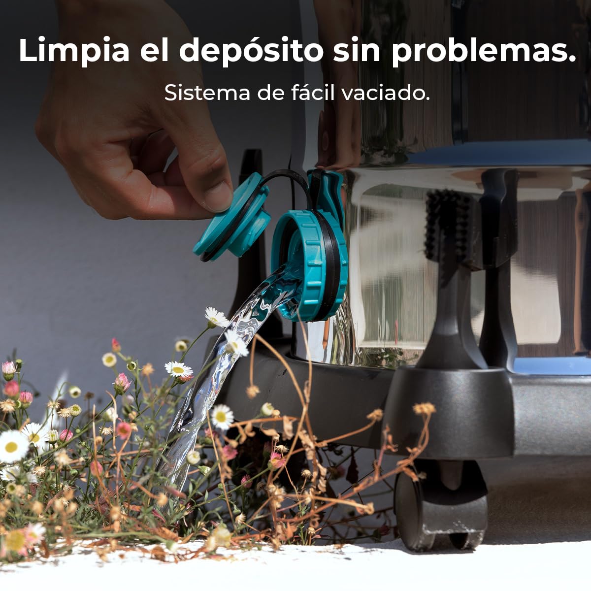 Cecotec Aspirador de Sólidos y Líquidos de Metal con Cable de 30L Conga Rockstar Wet & Dry Steel Pro Tool. 1600W, Mayor Durabilidad y Resistencia, Incluye Enchufe para Herramientas, Kit de Accesorios — view 8