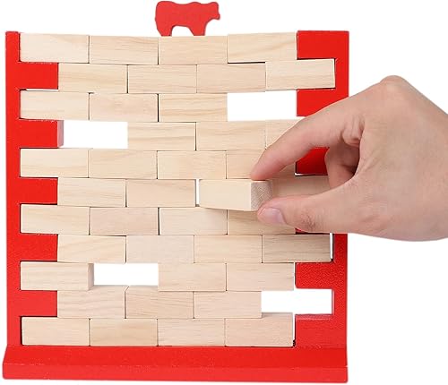 Miniatura 4 de GOTHINK Juego de pared de ladrillo, divertido juego familiar para niños y niñas, desarrolla habilidades y estrategia, perfecto para fiestas en