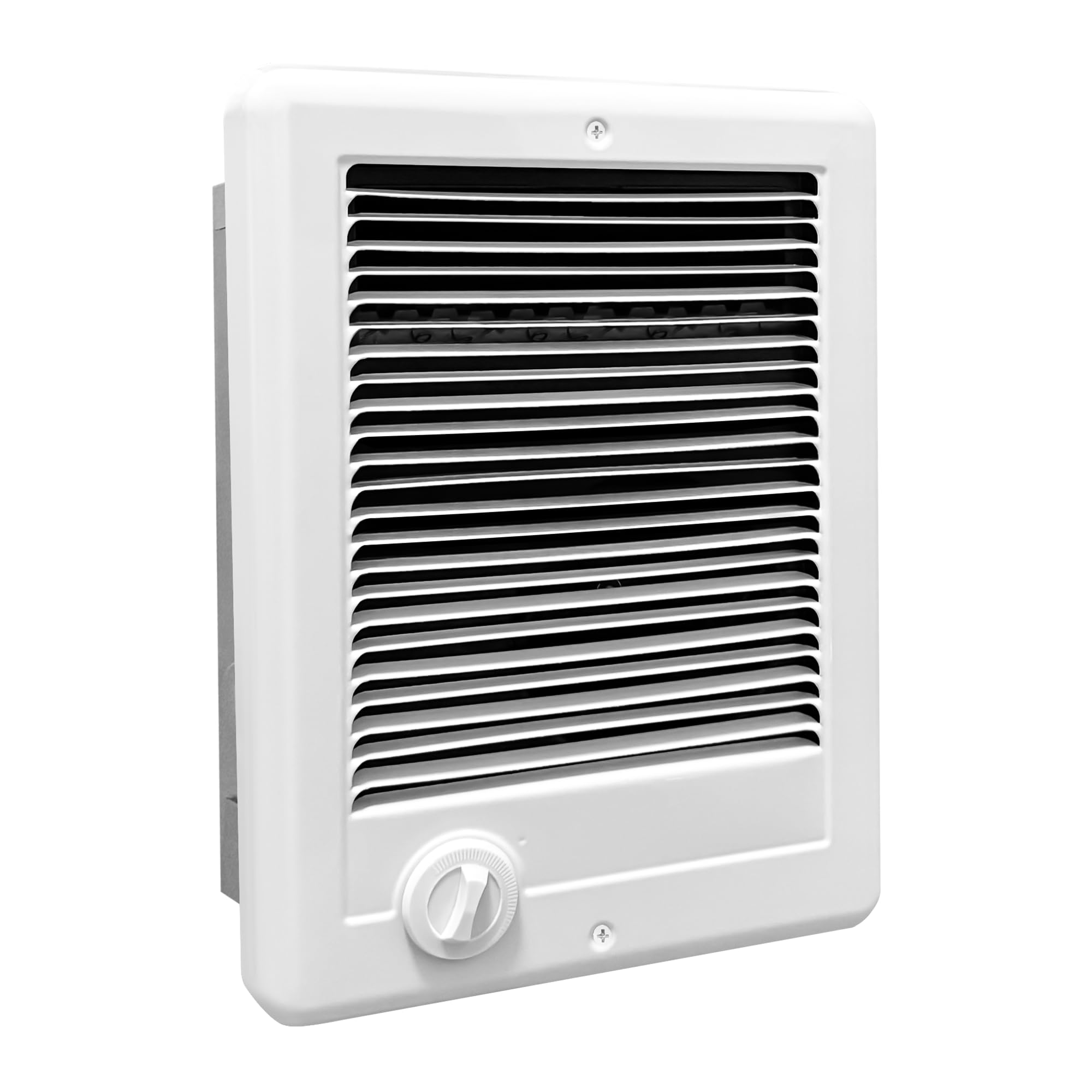 Photo 1 of Com-Pak Electric Wall Heater Complete Unit with Thermostat (Model: CSC202TW, Part: 67507), 6825/5120 BTU, 240Volt, 2000Watt, White Wall Mounted Heater
