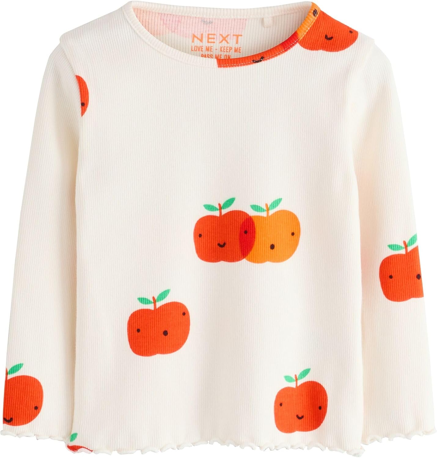 NEXT Girls Long Sleeve Rib Tops 5 Pack