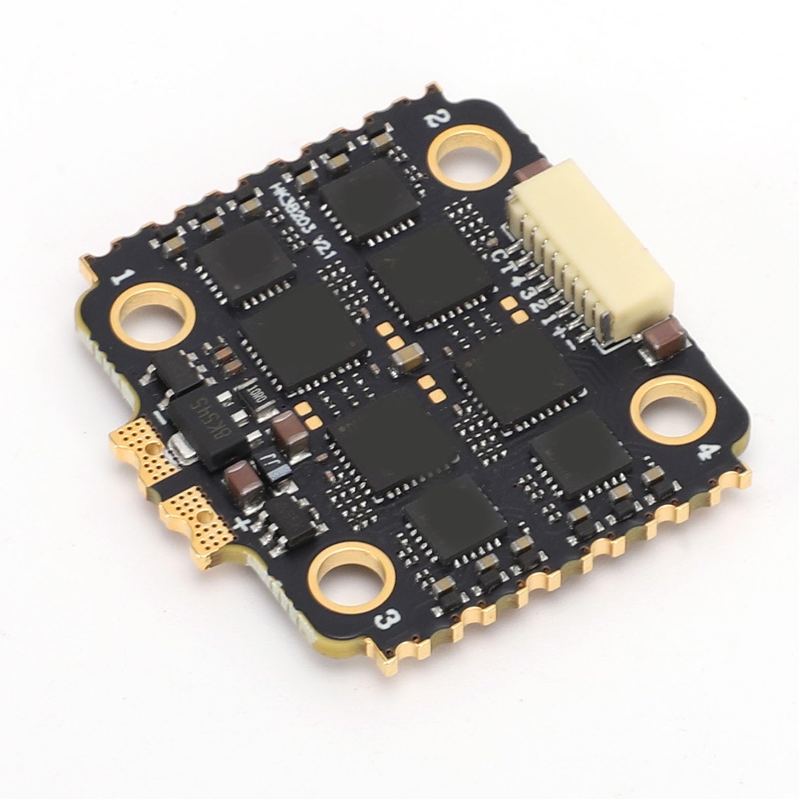 Generic Bezszczotkowy Kontroler Prędkości Drona ESC 40A 4 w 1 do Quadkopterów Wyścigowych FPV, Lekka Konstrukcja o Wysokiej Wydajności Zapewniająca Płynne Loty, Kompatybilna z Akumulatorami 2S-6S