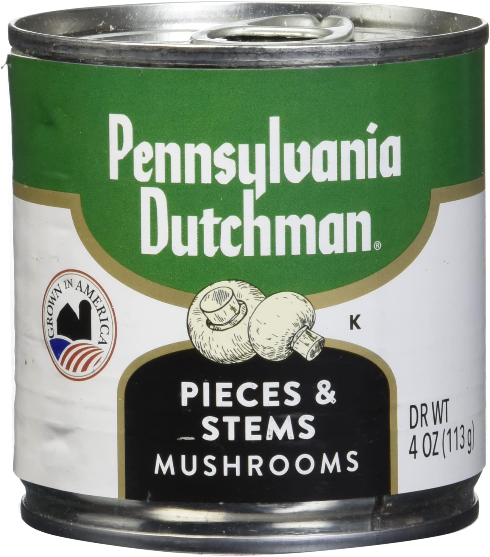 Pennsylvania Dutchman Canned Mushrooms, 4 Ounce (Pack of 12)