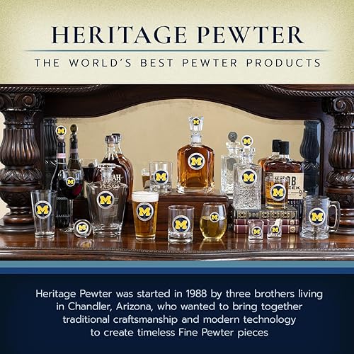 Miniatura 6 de Heritage Pewter Alabama Capitol Container  Contenedor de vidrio de 24 onzas  Vidrio de peltre hecho por expertos