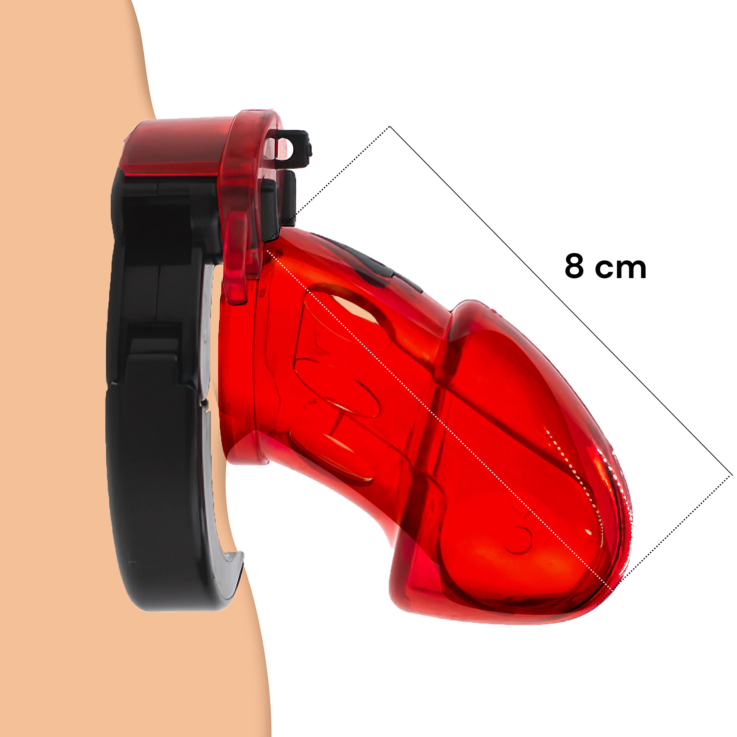 Peniskäfig Keuschheitskäfig herren extrem 7cm Cockring ⌀3-5,2cm Chastity cage männer Keuschheitsgürtel für herren Penis käfig Cock cage Chastity cage male Peniskäfig klein Cockcage FOPS N22-3