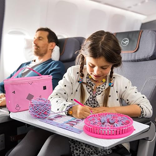 Miniatura 3 de PREBOX Kit de telar para sombreros y bufandas para principiantes, para niños, para tejer manualidades para niñas, adolescentes y adultos, regalos de