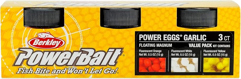 Berkley PowerBait Power Eggs - Cebo blando flotante para pesca Magnum