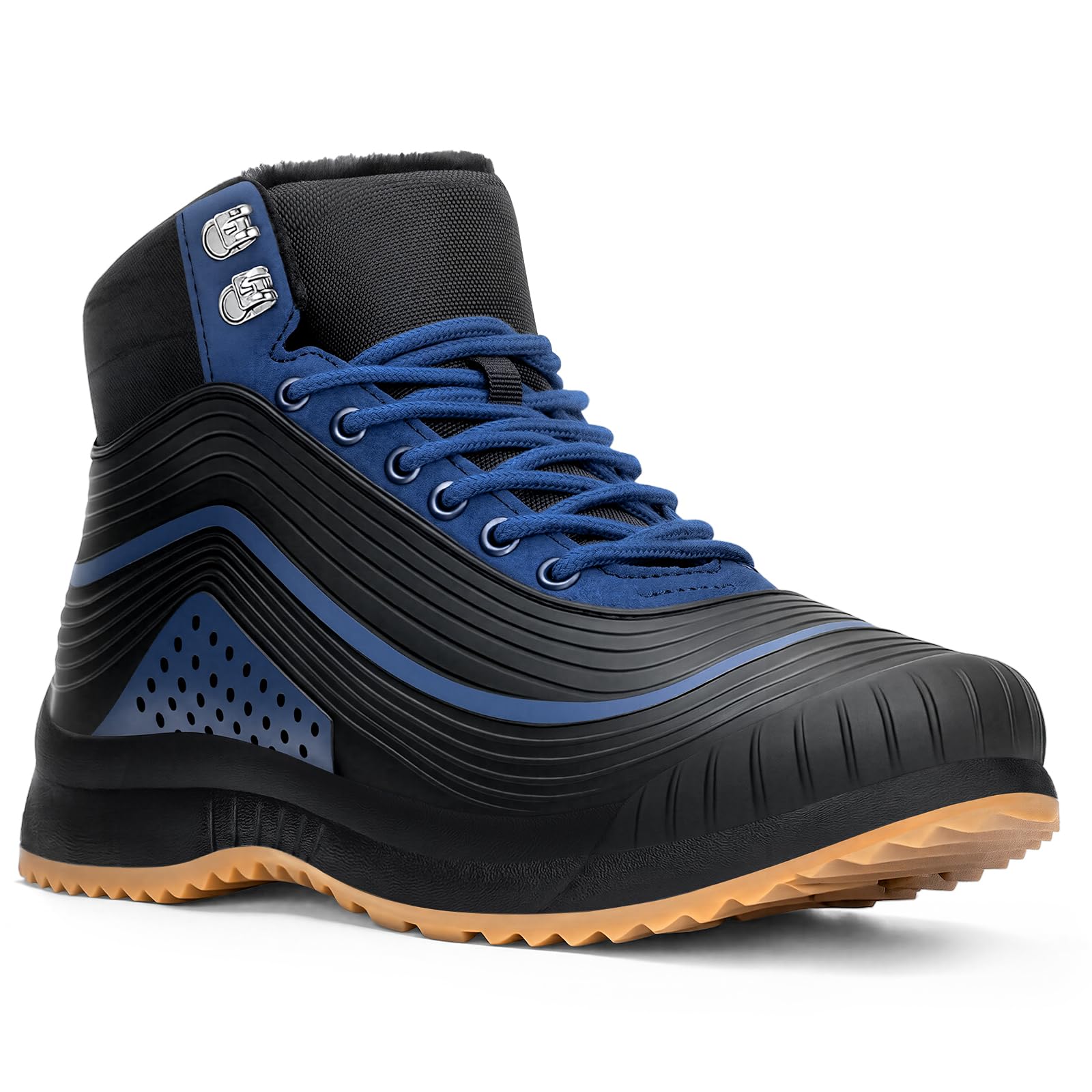 ulogu Snow Boots for Men Women丨Insulated Waterproof Fur Lined Booties丨Non Slip Lightweight Winter Shoes