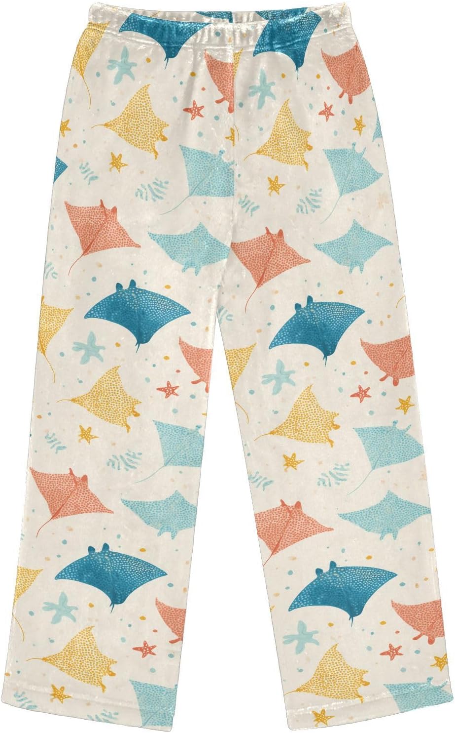 visesunny Colorful Manta Rays Boys Pants for Kids Fleece Bottoms Long Jogger Pants Trousers with Pockets Size 6-14Y
