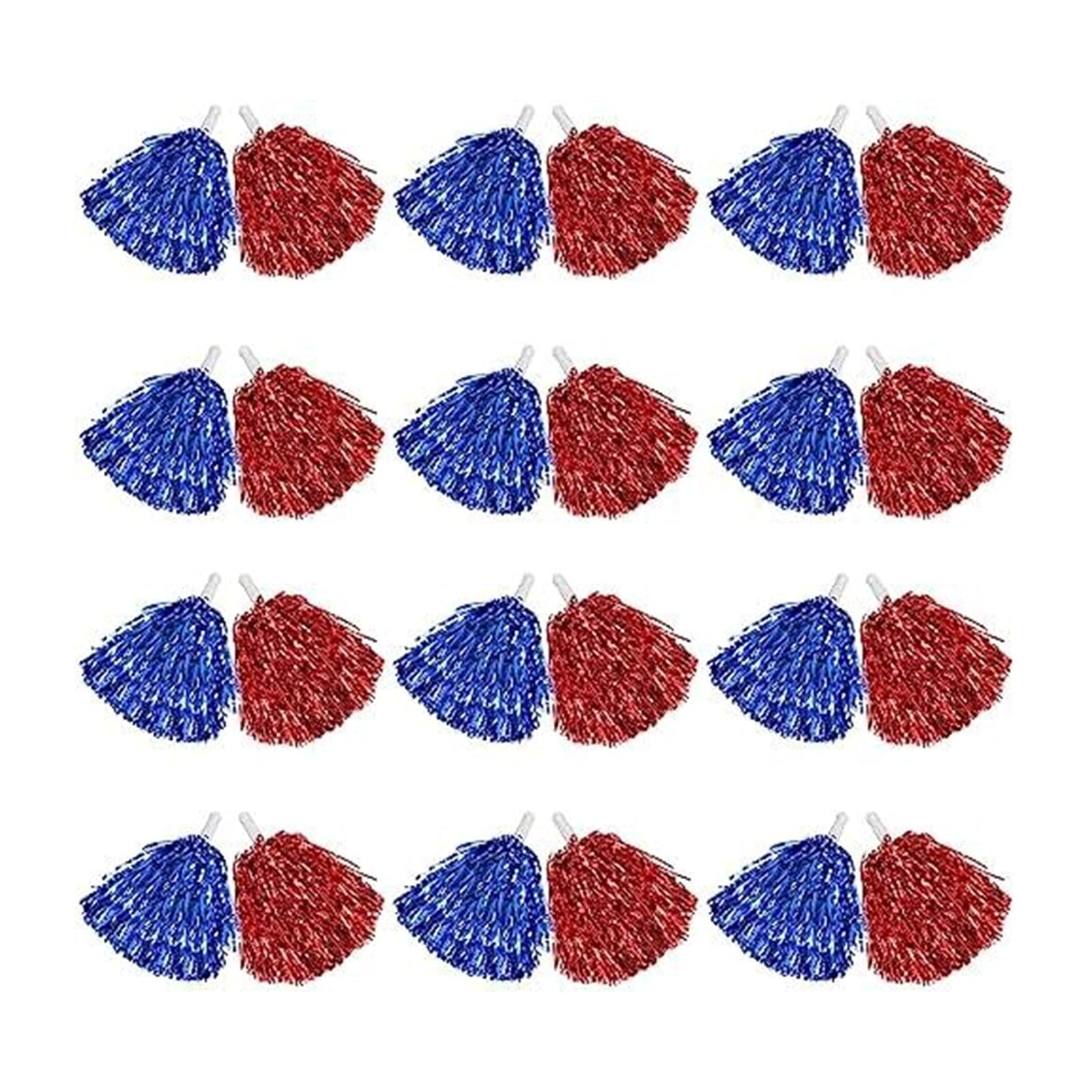 Teams Spirit Sports Party Dance Cheering Cheerleader Pompoms Handheld Cheerleader with Handle for Kids Adults Cheerleading