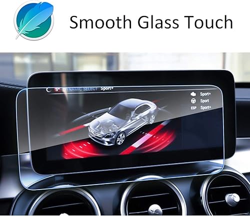 Miniatura 2 de Protector de pantalla compatible con Mercedes Benz CGLC 2019 2020, pantalla táctil de 10.25 pulgadas, ZFM, antirreflejos, resistente a los golpes,