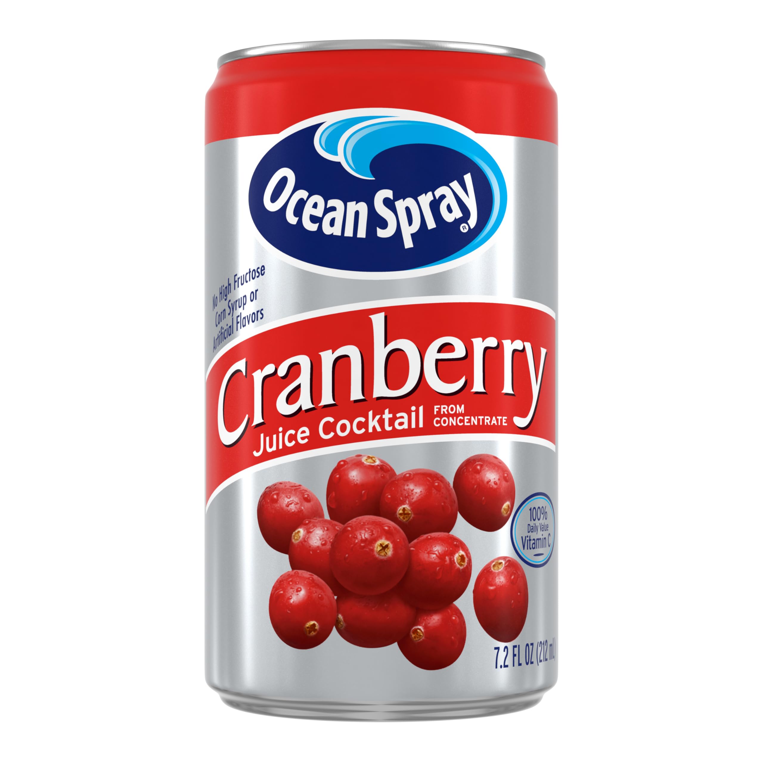Cranberry Juice Cocktail, 7.2 oz Cans (Pack of 24)