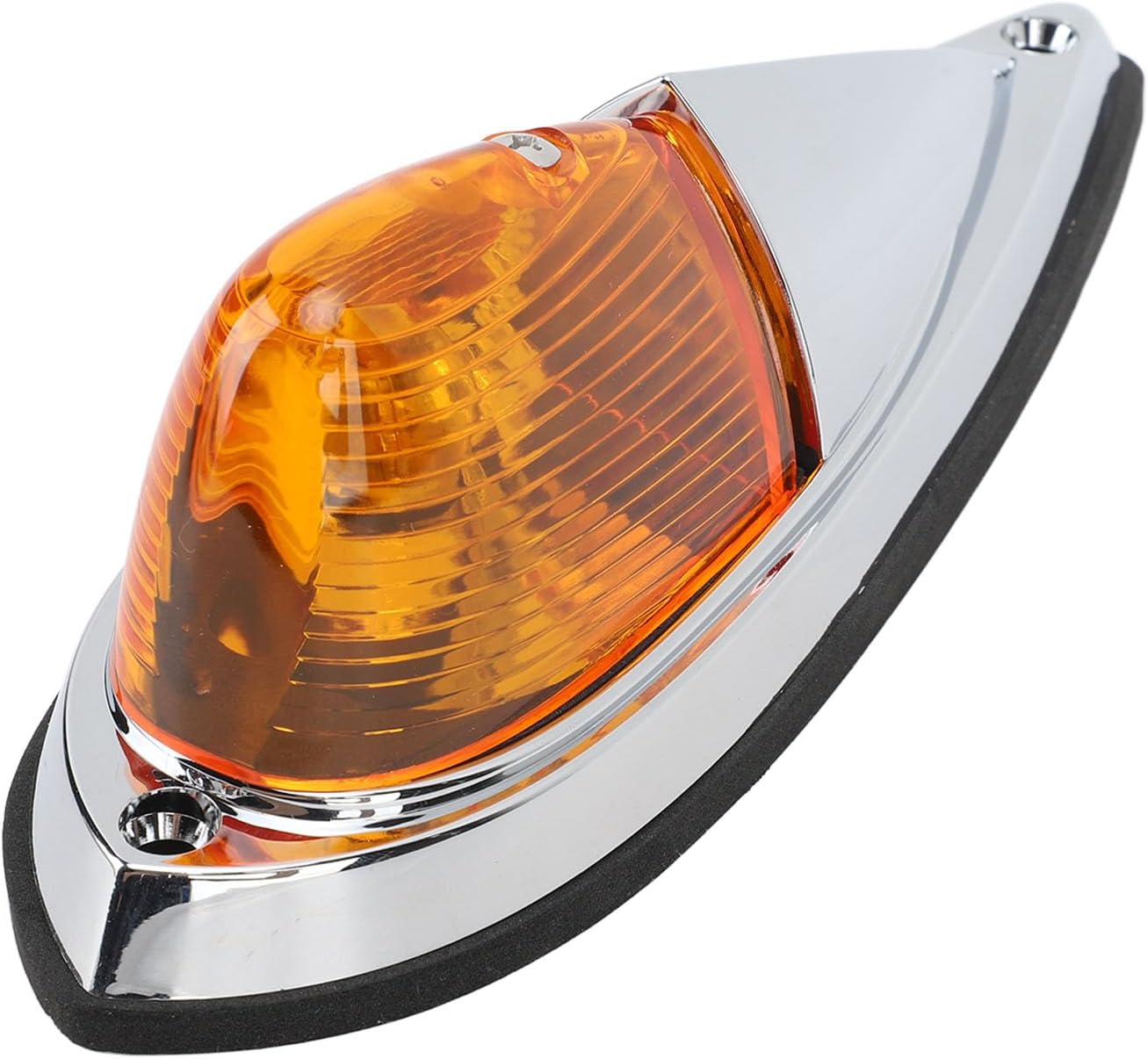 Aramox 5pcs Amber Teardrop Cab Marker Light, Weatherproof Cab Top Running Light for Trucks RV (12V)