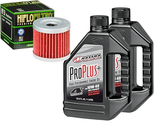 RAD Powersports Oil Change Kit For Suzuki 2008 LT-Z90 QuadSport Synthetic 10W-40