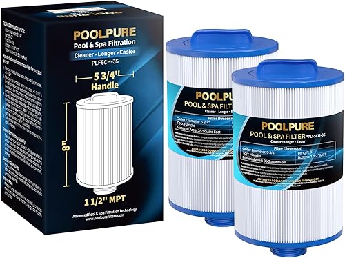 Miniatura 9 de POOLPURE Filtro de repuesto para PMAX50P4, Unicel 5CH-35, Filbur FC-0300, Baleen AK-90109, Excel Filters XLS-526, Darlly 50353, Pure N Clean