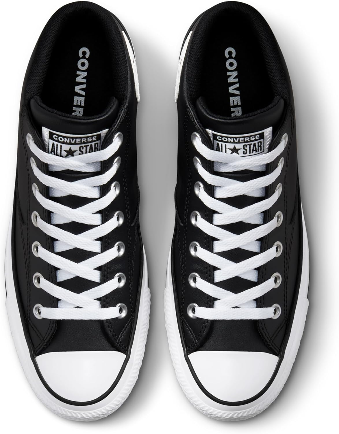 Converse Unisex Chuck Taylor All Star Malden Street Faux Leather Mid Top Sneaker - Image 4