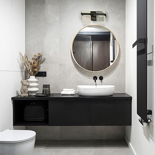 Miniatura 16 de EGLO Lighting USA 204488A - Lámpara de tocador LED de Madrona Collection 30.75 pulgadas, color negro