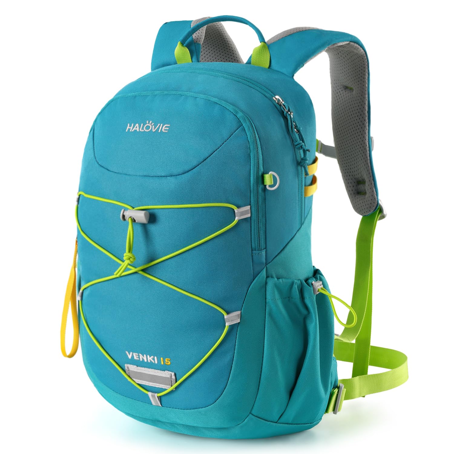 HALOVIE Zaino Scuola Bambino 15L Bimbo e Bambina per Asilo e Trekking Zainetto Elementare con Fascia Toracica