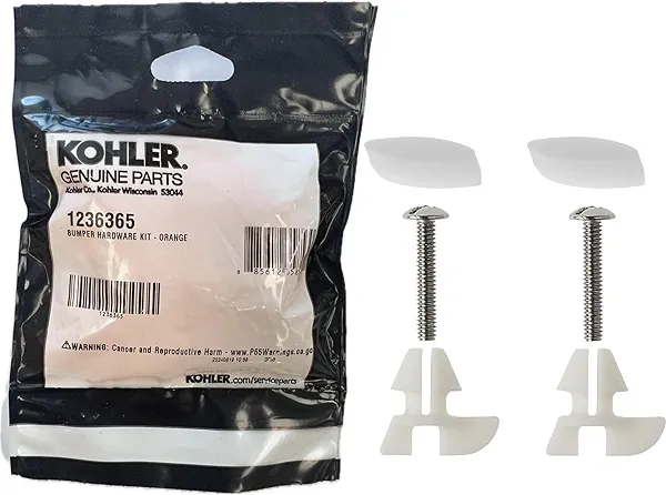 KOHLER GENUINE PART 1236365 BUMPER HARDWARE KIT