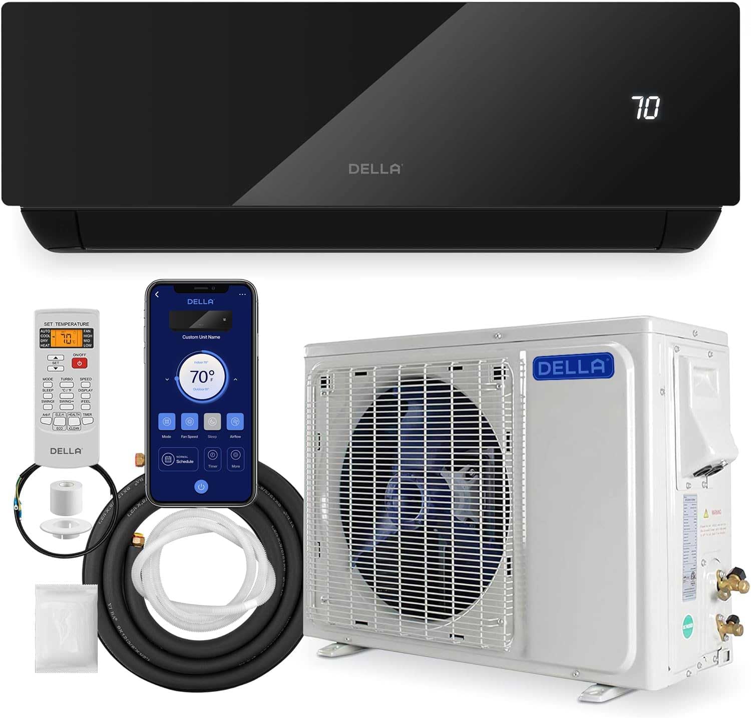 Amazon.com: Classic 12000 BTU 20 SEER2 Mini Split AC & Heater Ductless ...