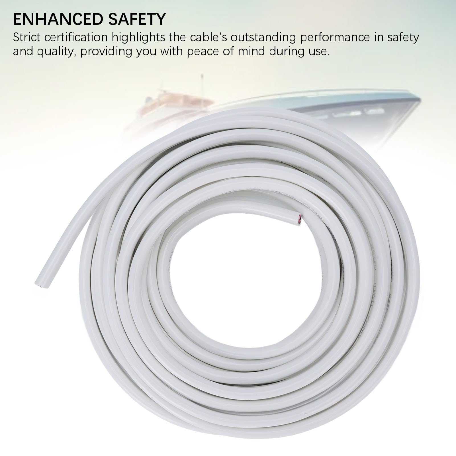 Marine Grade 10 AWG 30ft 2 PVC POWER LINA PVC OFC Izolowany kabel elektryczny do przyczepy kempingowej 600V