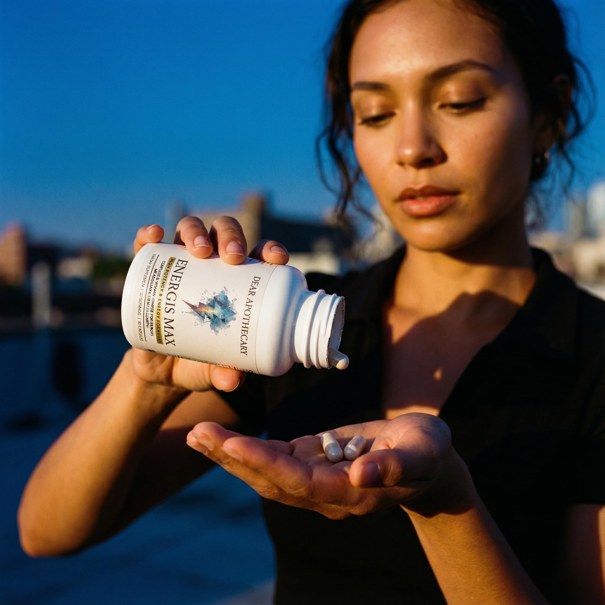 Energy+ B Complex High Potency Supplement - B12 2000mcg B6 B1 Folate Biotin Niacin Riboflavin Pantothenic Acid - Complete B Vitamins with Choline Inositol - Vegan Non-GMO - 60 Caps — Amazon image 5