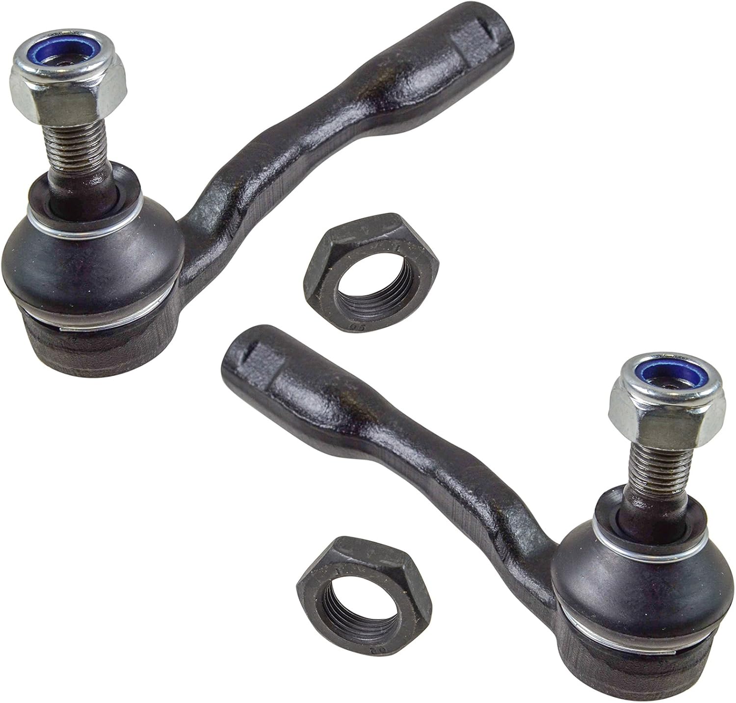 TRQ Front Outer Tie Rod Set Compatible with 2001-2002 Toyota Sequoia 2000-2002 Tundra