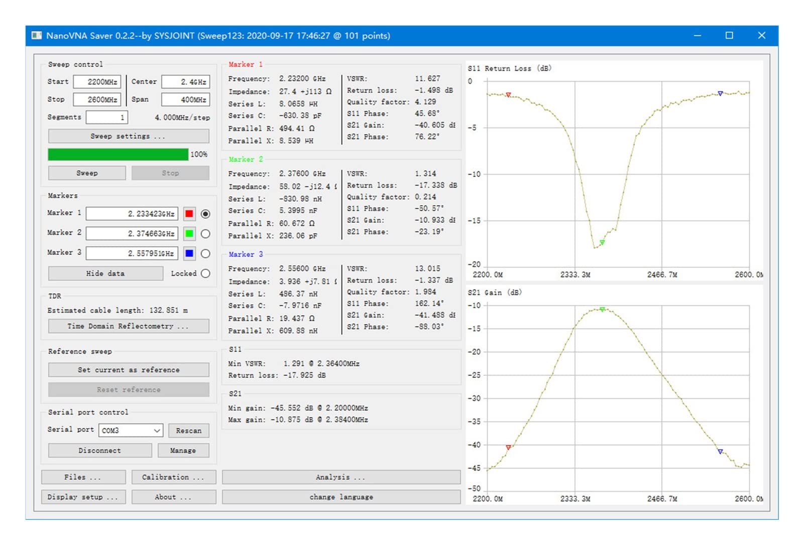 Analizador de Espectro, Analizador de red vectorial 3G S-A-A-2 VNA V2 Vector Network Analyzer digital VNA Ensayador Mf hf VHF UHF USB Analizador de antena lógica onda estacionaria