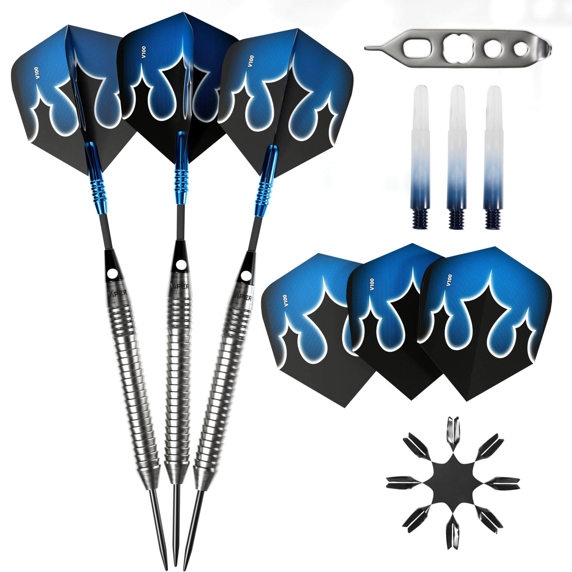 Viper Shot King Steel Tip Darts - Freccette con Punta in Acciaio Unisex Adulto