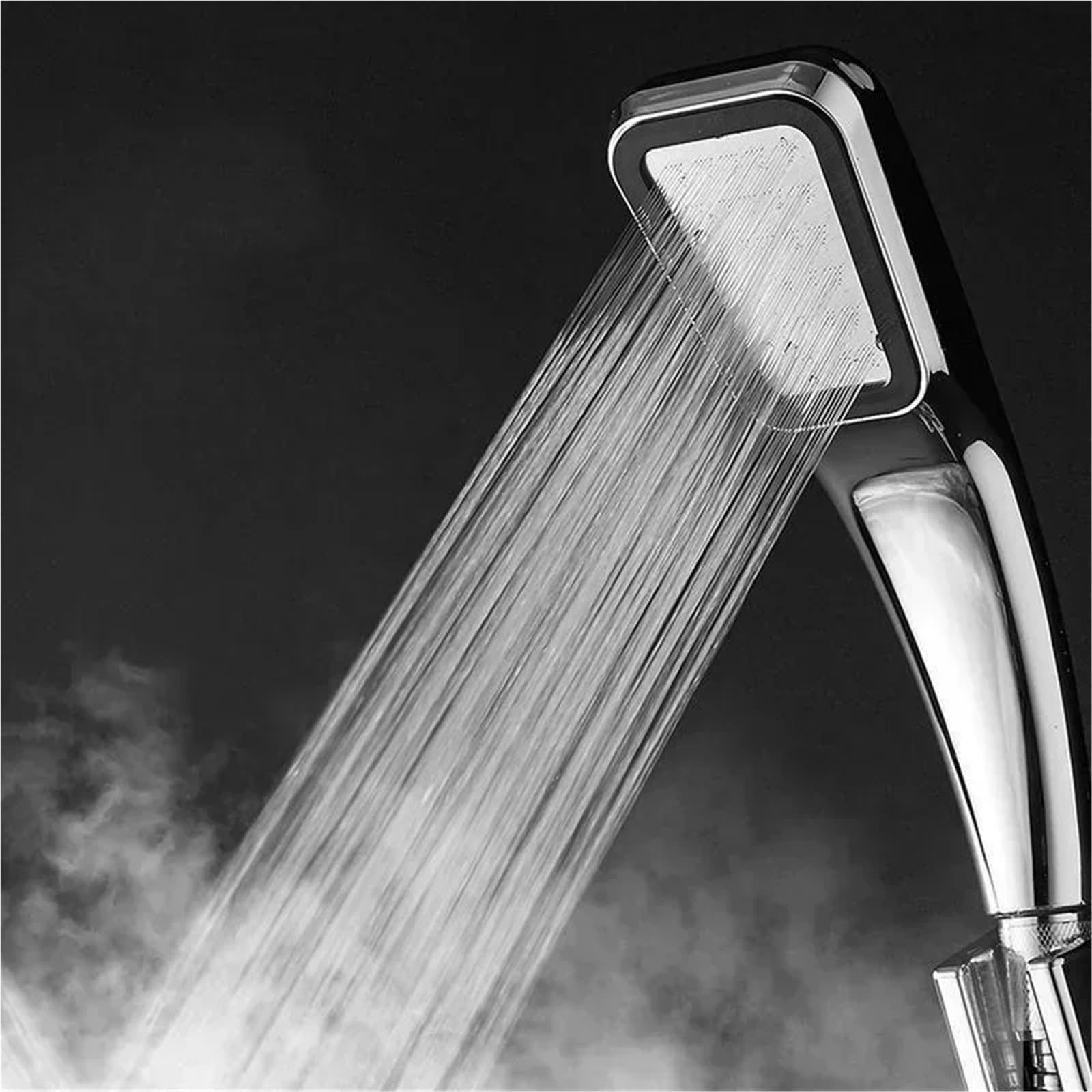 Cabezal de ducha baño 2 uds, cabezal mano con ahorro agua y lluvia, alta presión Para Baño(Silver)