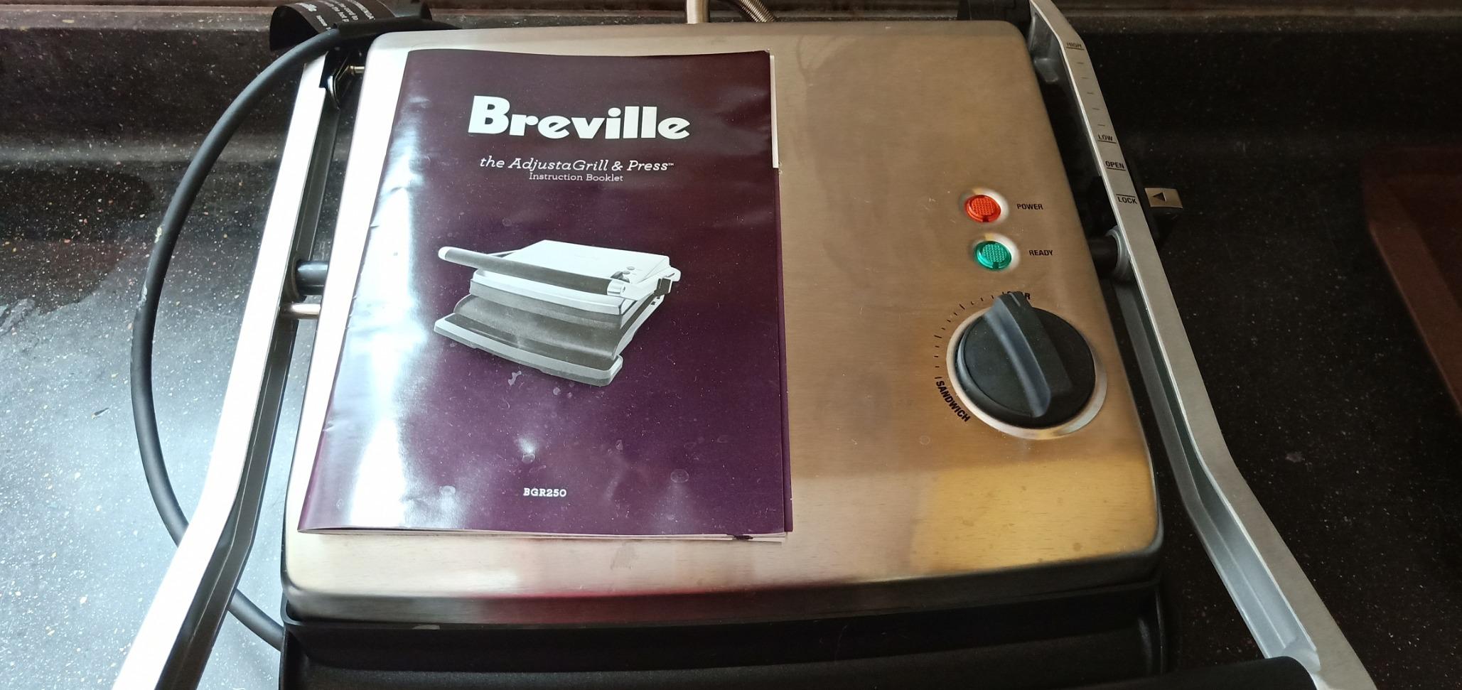 Breville the Adjusta Grill & Press Home