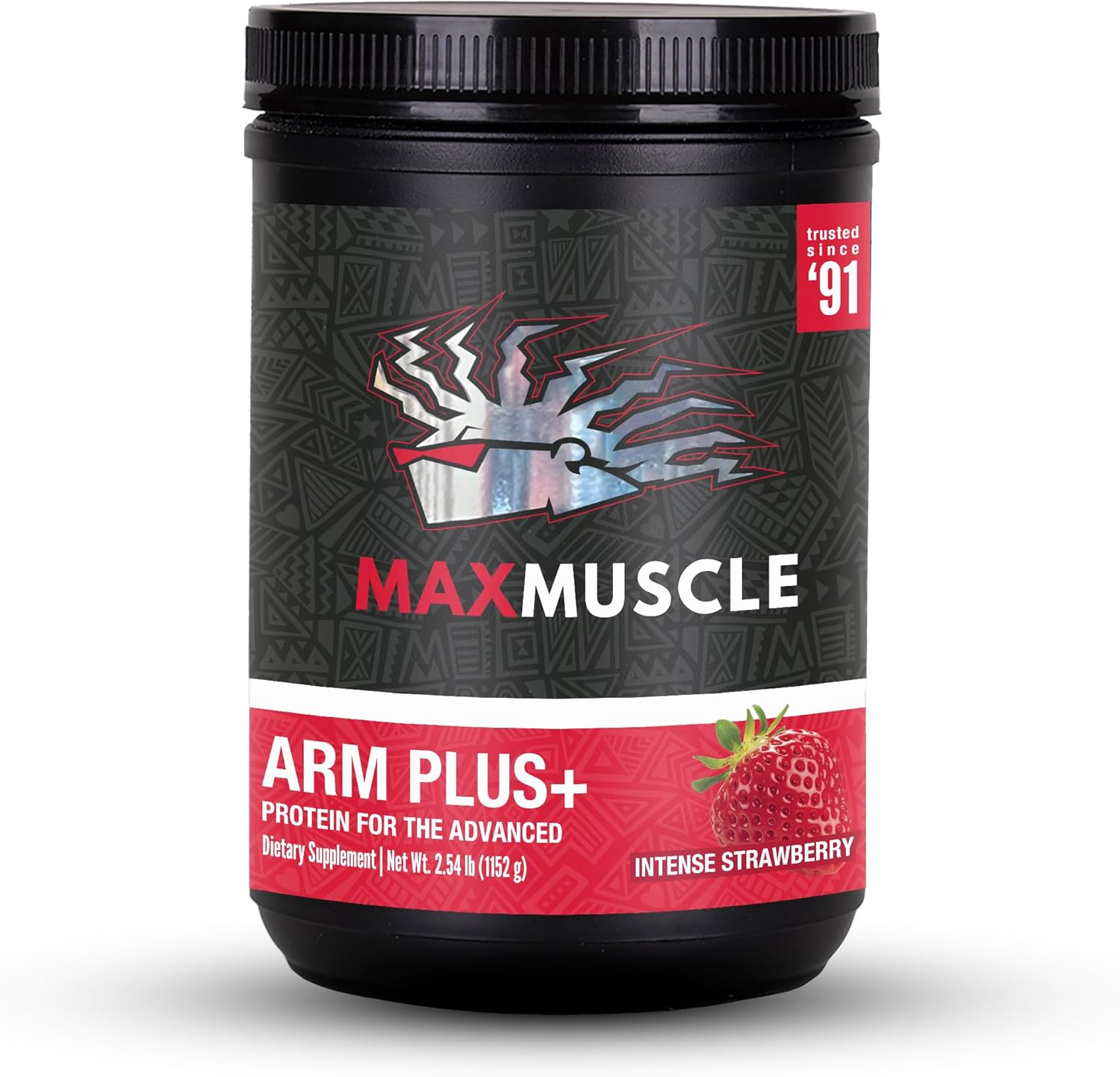 Max Muscle Arm Plus+ Anabolic Recovery Matrix | 25g Protein, 8g Bcaas, 3g Creatine Monohydrate | Whey Protein, Amino Acid, Antioxidants, Glutamine, Electrolyte Complex (Fruit Smoothie, 2.54 lb)