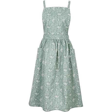 [Product Name] Floral Pinafore Aprons for Women