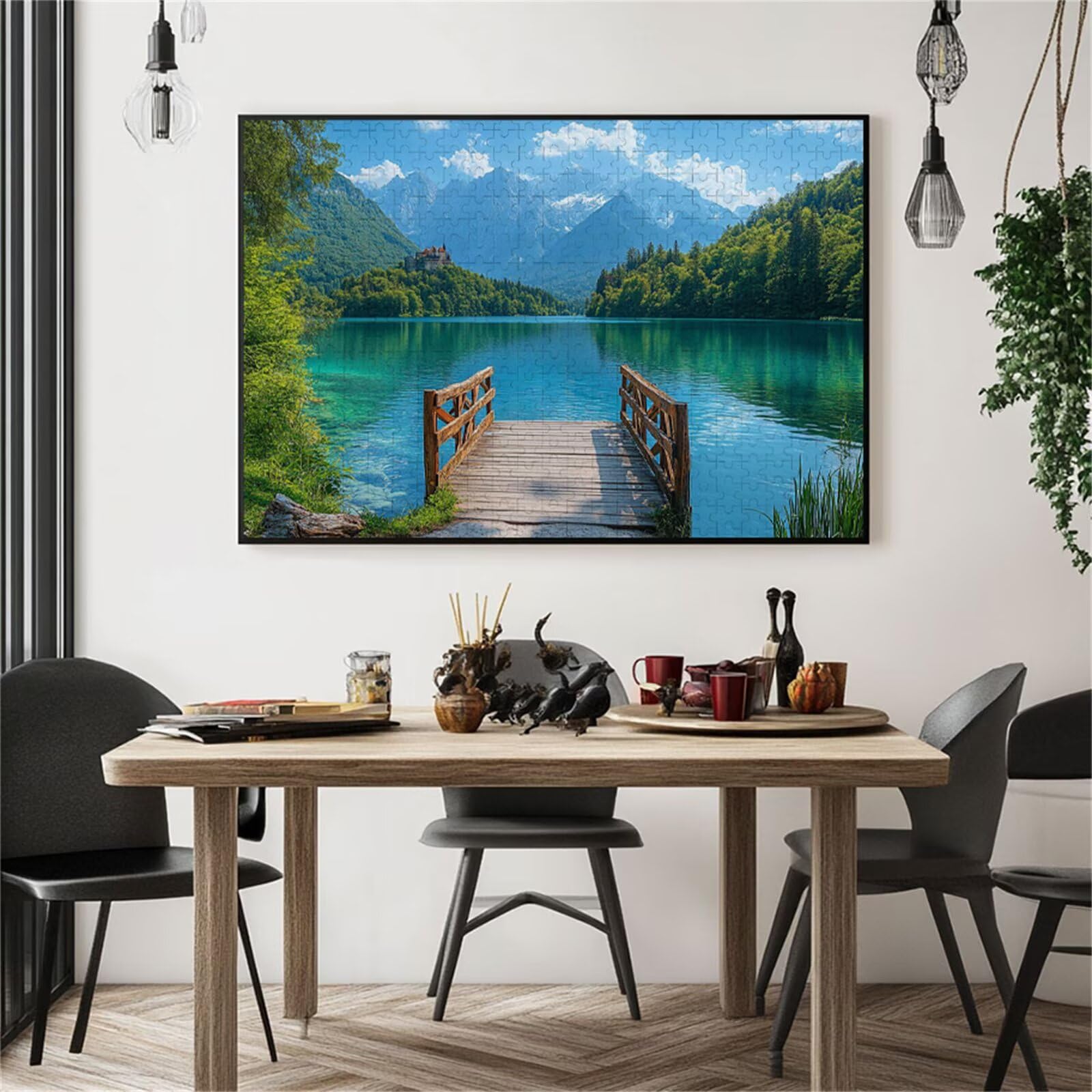 Puzzle 2000 Piezas Adultos Paisaje Puzzle Imposible Rompecabezas Pieza De Madera Jigsaw Un Rompecabezas Desafiante, Uegos Rompecabezas para Toda La Famili Regalo Hombres Mujeres 70.5X99.5cm I-22
