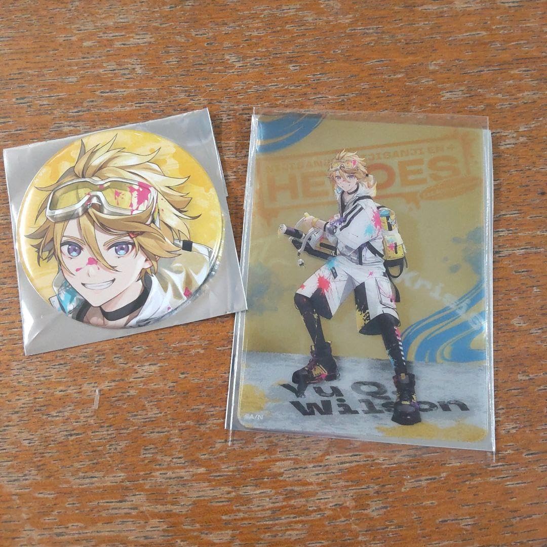 にじさんじ HEROES ユウ Q ウィルソン 1周年 缶バッジ