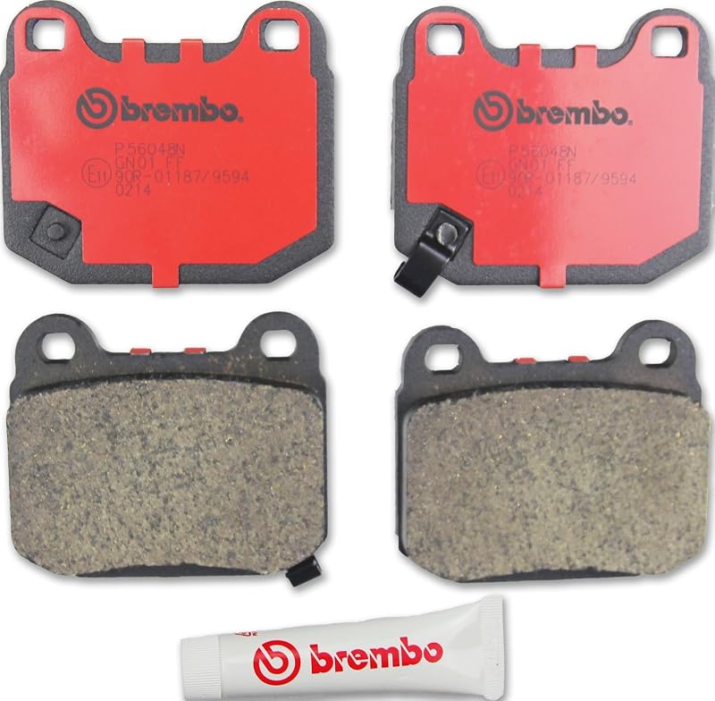 P56048N Juego de pastillas de freno de disco trasero de cerámica premium MASERATI/MITSUBISHI/NISSAN/SUBARU/TOYOTA OE# 4605A050